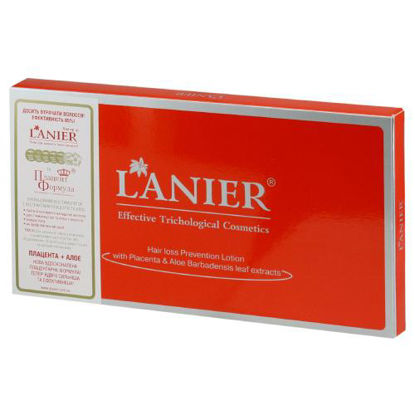 Світлина Лосьйон Lanier hair Loss (Ланьер хэир Лосс) проти випадання волосся з плацентою та екстрактом листя алое Барбаденсіс 10 мл №12
